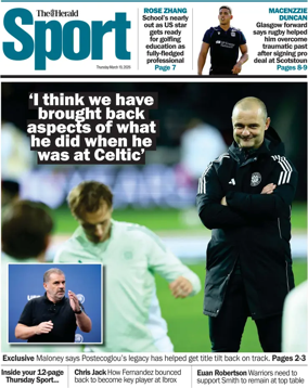 Cover of Herald Sport