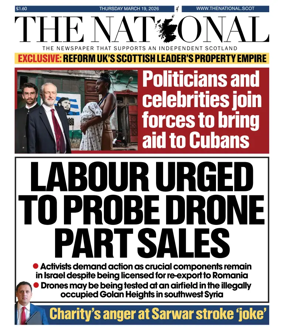 Cover of The National (Scotland)