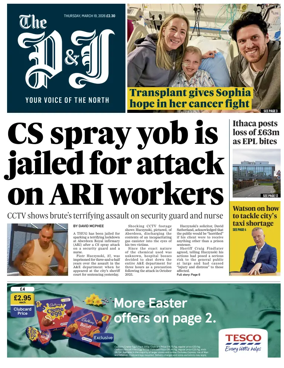 Cover of The Press and Journal (Aberdeen and Aberdeenshire)