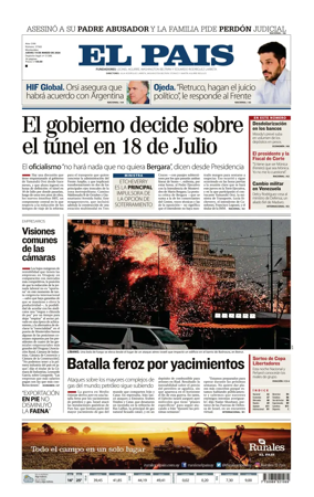 Cover of El Pais (Uruguay)
