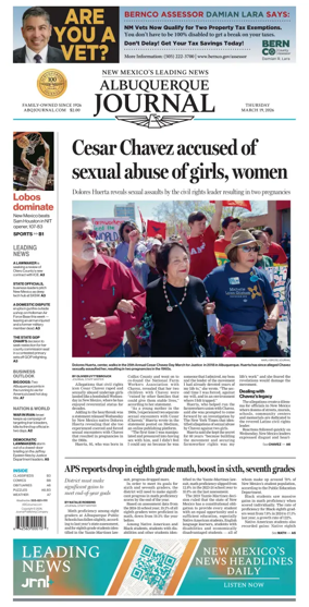 Cover of Albuquerque Journal