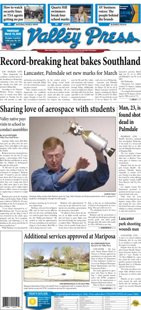 Cover of Antelope Valley Press