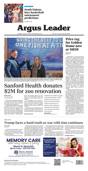 Cover of Argus Leader