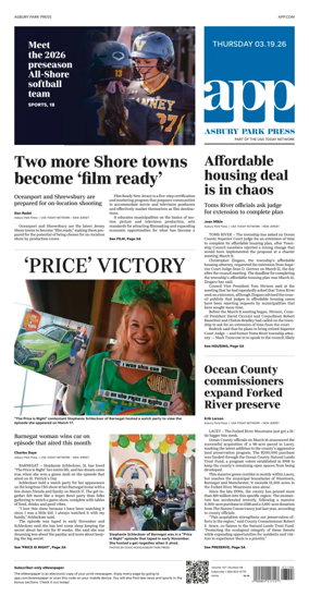 Cover of Asbury Park Press