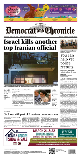 Cover of Democrat and Chronicle