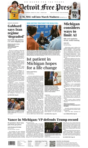 Cover of Detroit Free Press