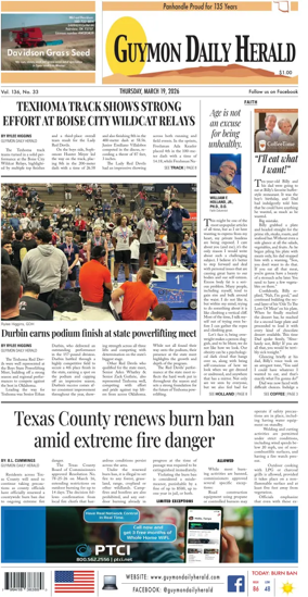 Cover of Guymon Daily Herald