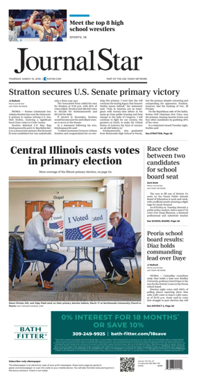 Cover of Journal Star (Peoria)