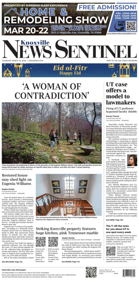Cover of Knoxville News Sentinel