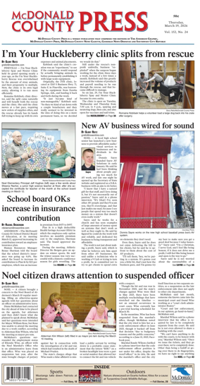 Cover of McDonald County Press