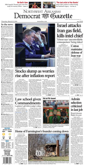 Cover of Northwest Arkansas Democrat-Gazette