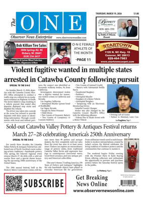 Cover of Observer News Enterprise