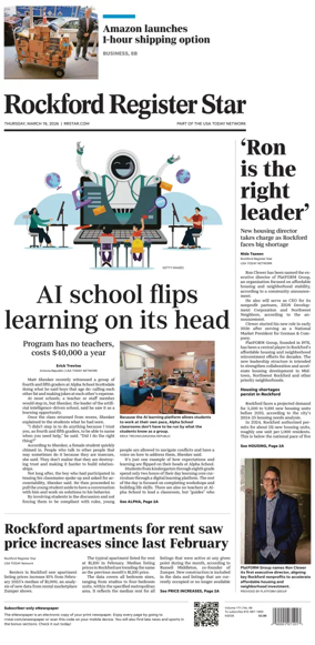 Cover of Rockford Register Star