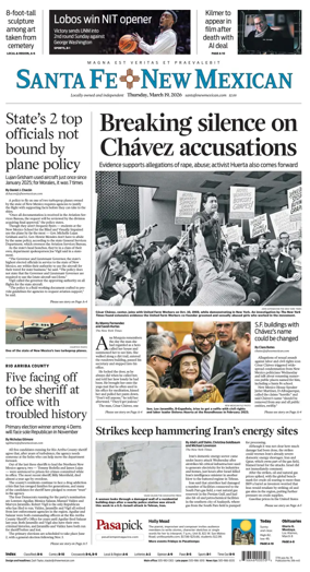 Cover of Santa Fe New Mexican