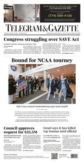 Cover of Telegram & Gazette