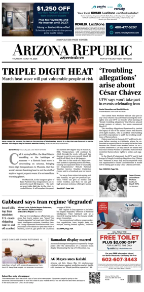 Cover of The Arizona Republic