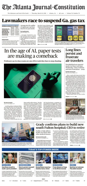 Cover of The Atlanta Journal-Constitution