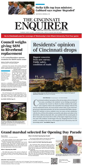 Cover of The Cincinnati Enquirer