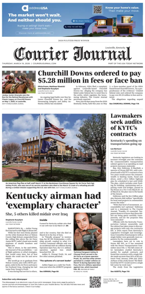 Cover of The Courier-Journal (Louisville)