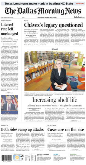 Cover of The Dallas Morning News