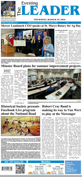 Cover of The Evening Leader