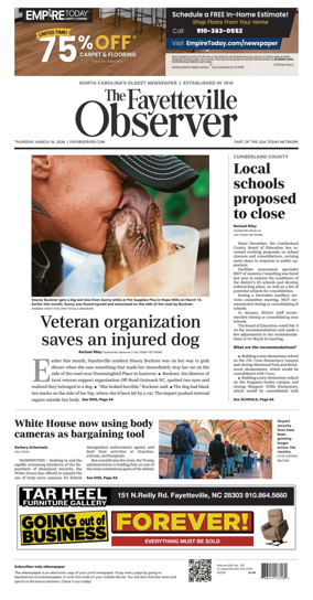 Cover of The Fayetteville Observer