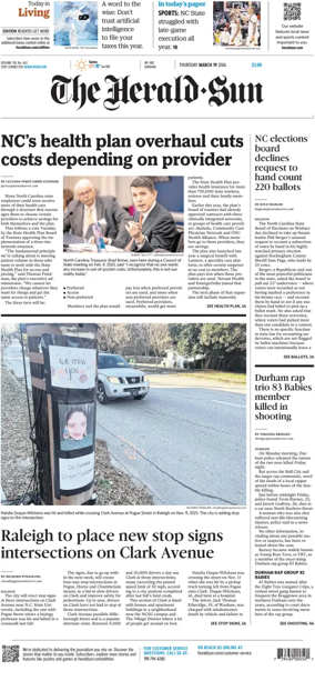 Cover of The Herald Sun