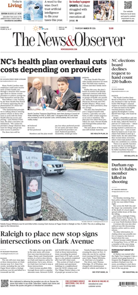 Cover of The News & Observer