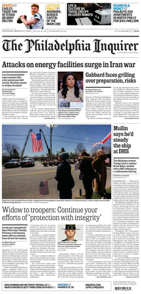 Cover of The Philadelphia Inquirer (South Jersey edition)