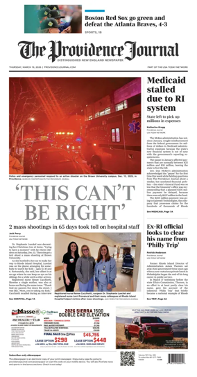 Cover of The Providence Journal