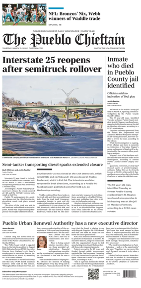 Cover of The Pueblo Chieftain