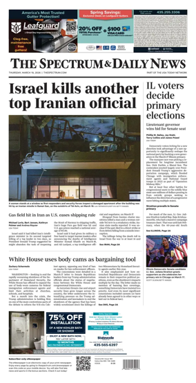 Cover of The Spectrum & Daily News