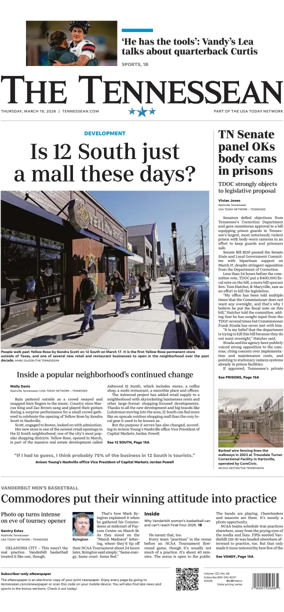 Cover of The Tennessean