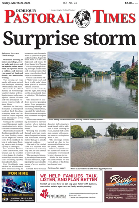 Cover of Deniliquin Pastoral Times