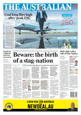 Cover of The Australian