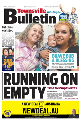 Cover of Townsville Bulletin