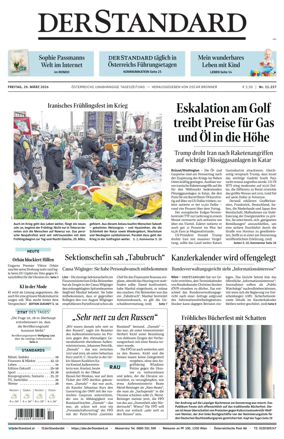 Cover of Der Standard