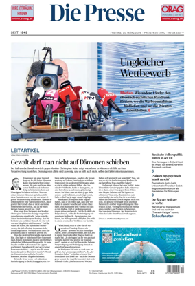 Cover of Die Presse