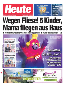 Cover of Heute - Oberosterreich Ausgabe