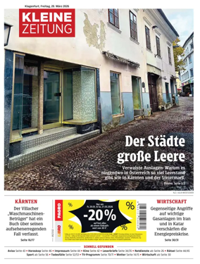Cover of Kleine Zeitung Kaernten