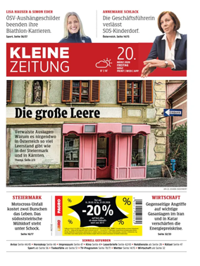 Cover of Kleine Zeitung Steiermark