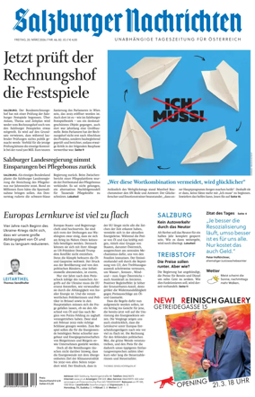 Cover of Salzburger Nachrichten