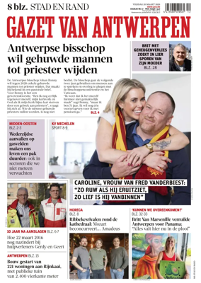 Cover of Gazet van Antwerpen Stad en Rand