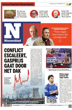 Cover of Het Nieuwsblad