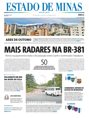 Cover of Estado de Minas (Brazil)