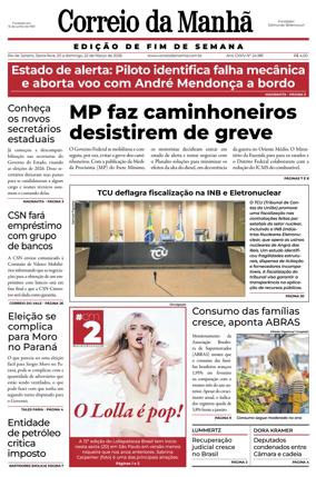 Cover of Jornal Correio da Manha