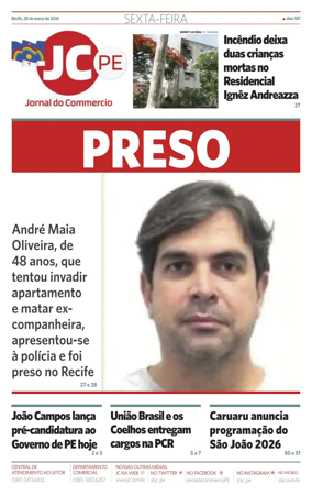 Cover of Jornal do Commercio