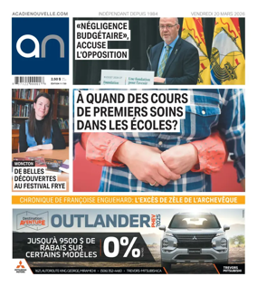 Cover of Acadie Nouvelle
