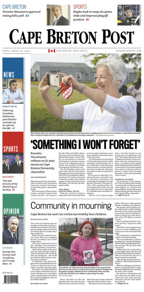 Cover of Cape Breton Post