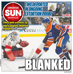Cover of Edmonton Sun